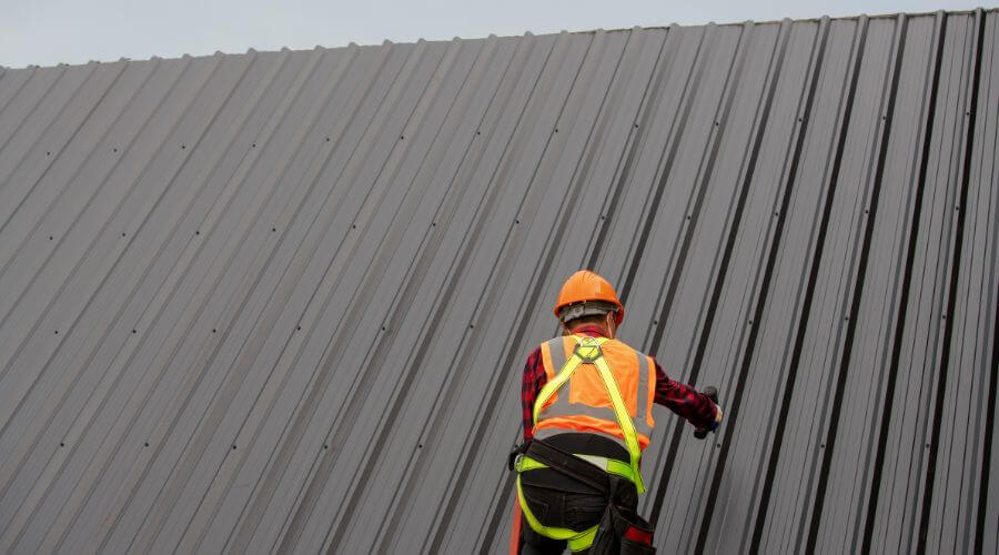 Professional metal roof installation services in West Point, MS